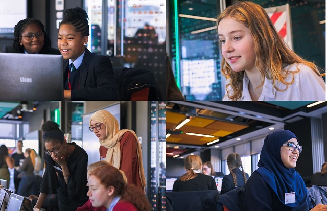 A collage of images from the CyberFirst semi-final hosted in Birmingham